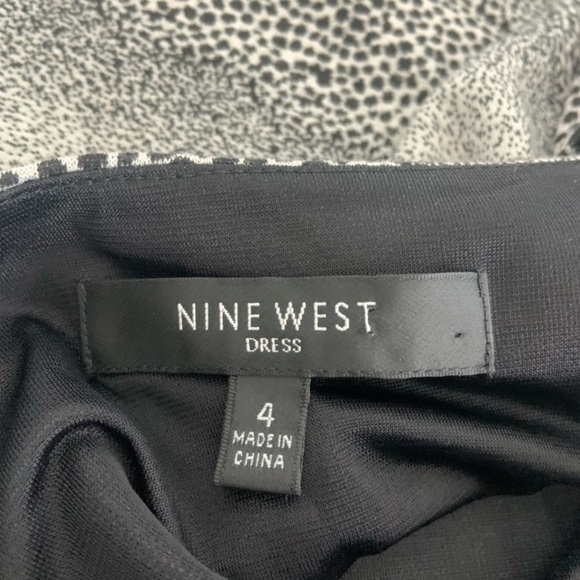 Nine West Fitted Stretch Animal Print Sheath Dress Women’s - Picture 5 of 6